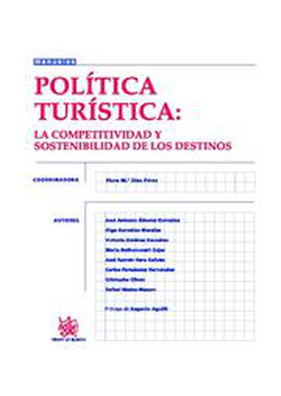 Política Turística : La competitividad y sostenibilidad de los destinos