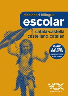 Diccionari Escolar Català-Castellà / Castellano-Catalán