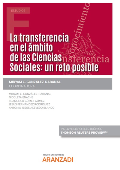 La transferencia en el ámbito de las Ciencias Sociales: un reto posible (Papel + e-book)