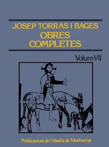 Obres completes de Josep Torras i Bages, Volum VII