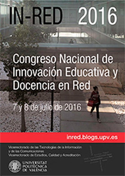 IN-RED 2016. II CONGRESO NACIONAL DE INNOVACIÓN EDUCATIVA Y DOCENCIA EN RED