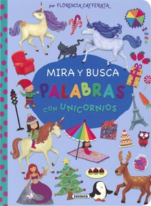 Mira y busca palabras con unicornios