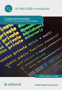 SGBD e instalación. IFCT0310 - Administración de bases de datos