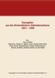 Trauregister aus den Kirchenbüchern Südniedersachsens 1853 - 1900