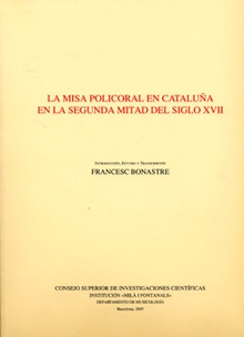 La misa policoral en Cataluña en la segunda mitad del siglo XVII