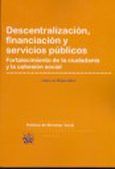 Descentralización , financiación y servicios públicos