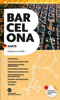 Barcelona, karte