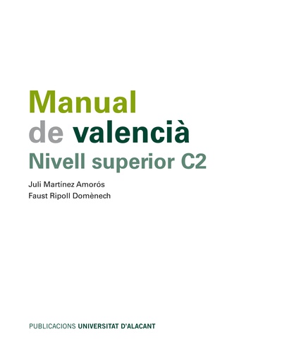 Manual de valencià
