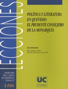 Política y literatura en Quevedo : el prudente consejero de la monarquía