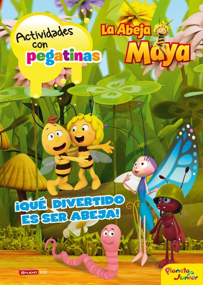 La Abeja Maya. Actividades con pegatinas
