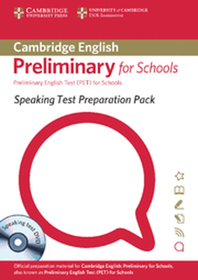 Speaking Test Preparation Pack for PET for Schools Paperback with DVD