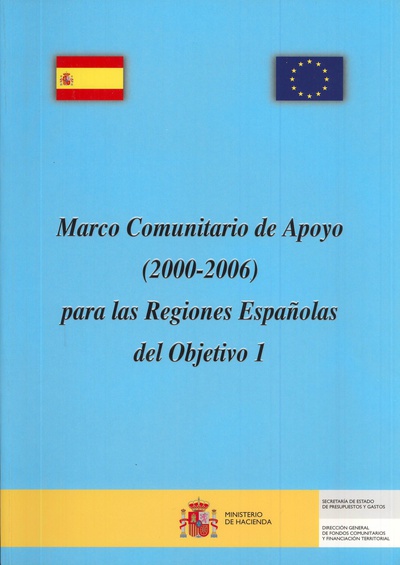 Marco comunitario de apoyo. 2000-2006, para las regiones españolas del objetivo 1