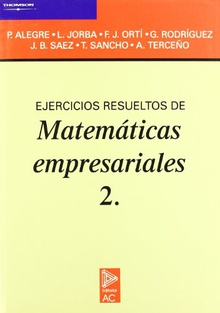 Ejercicios resueltos de matemáticas empresariales 2.