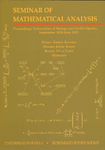 Seminar of Mathematical Analysis (2004-2005)