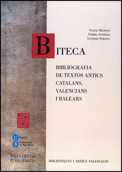 BITECA. Bibliografia de textos antics, catalans, valencians i balears