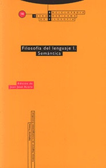 Filosofía del lenguaje I. Semántica