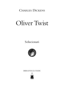 Solucionari. Oliver Twist. Biblioteca Teide