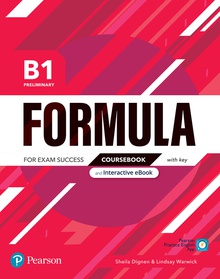 FORMULA B1 PRELIMINARY COURSEBOOK AND INTERACTIVE EBOOK WITH KEY WITH DI