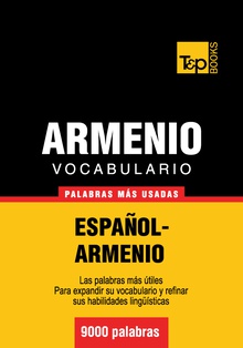 Vocabulario español-armenio - 9000 palabras más usadas