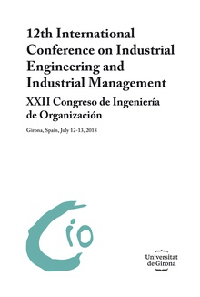 12th International Conference on Industrial Engineering and Industrial Management