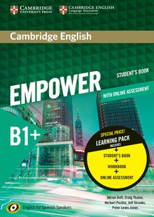 Cambridge English Empower for Spanish Speakers B1+ Learning Pack (Student's Book with Online Assessment and Practice and Workbook)