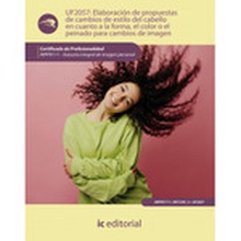 UF2057: Elaboración de propuestas de cambios de estilo del cabello en cuanto a la forma, el color o el peinados para cambios de imagen