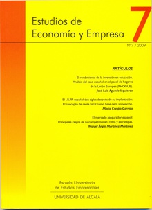 Estudios de Economía y Empresa. nº7/ 2009