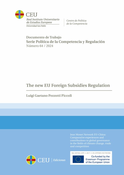 The new EU Foreign Subsidies Regulation