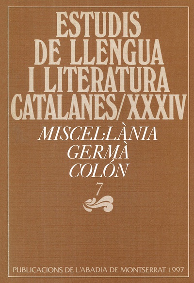 Miscel·lània Germà Colón, 7