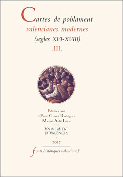 Cartes de poblament valencianes modernes.Vol III
