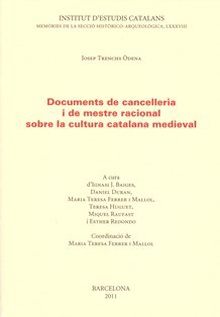 Documents de cancelleria i de mestre racional sobre la cultura catalana medieval