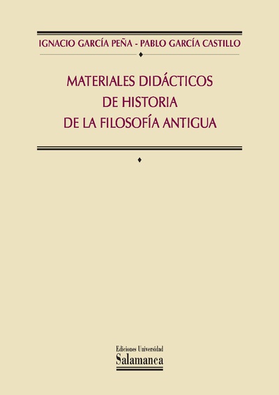 Materiales did·cticos de historia de la FilosofÌa Antigua