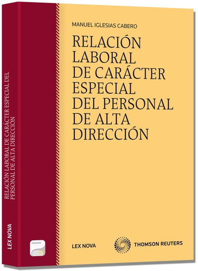 Relación laboral de carácter especial del personal de alta dirección (Papel + e-book)