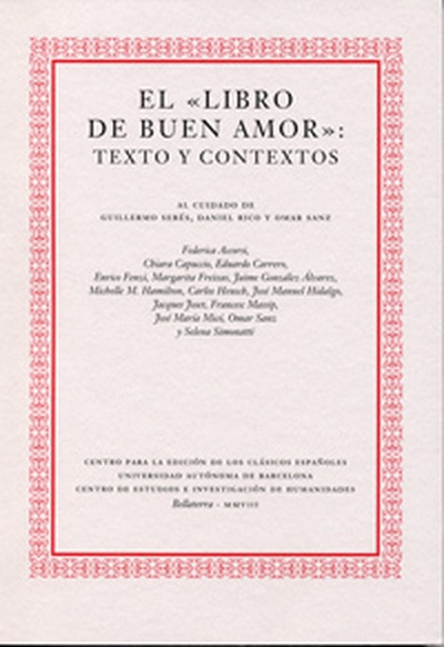 LIBRO DE BUEN AMOR: TEXTO Y CONTEXTOS, EL