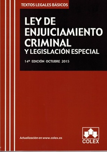 ley de enjuiciamiento criminal y legislacion especial