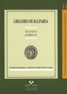 Escritos políticos. Gregorio de Balparda