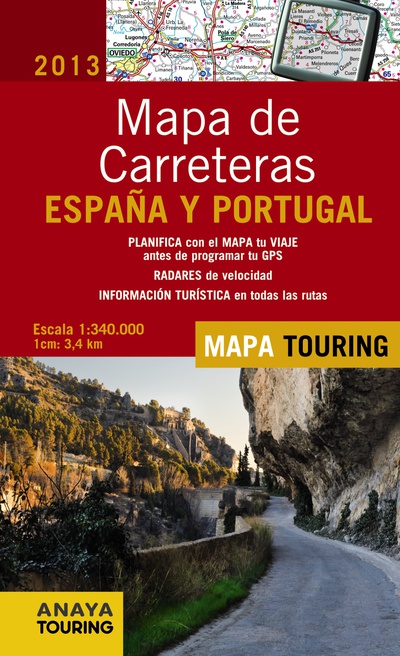 Mapa de Carreteras de España y Portugal 1:340.000, 2013