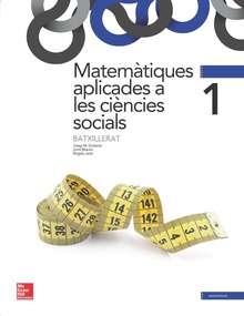 Matemàtiques aplicades a les ciències socials 1r Batxillerat. Libro digital