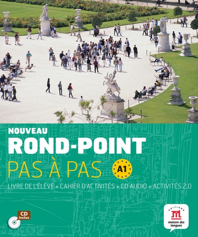 Noveau Rond Point Pas à Pas A1  Livre de l´éleve+ Cahier d'exercises + CD