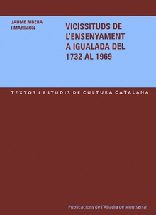 Vicissituds de l'ensenyament a Igualada del 1732 al 1969