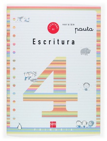 Cuaderno 4 de escritura, Pauta. 2 Primaria