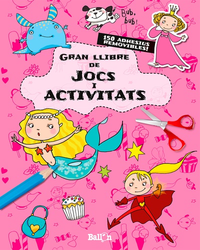 Gran llibre de jocs i activitats - Rosa