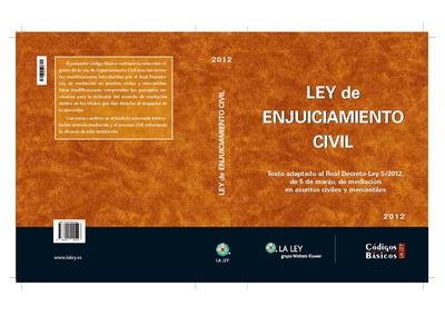 Ley de Enjuiciamiento Civil 2012