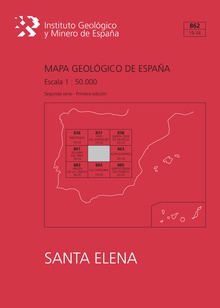 Mapa geológico de España. E 1:50.000. Hoja 862, Santa Elena