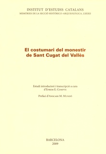 El costumari del monestir de Sant Cugat del Vallès