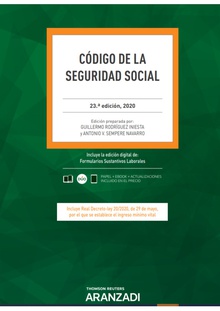 Código de la Seguridad Social (Papel + e-book)