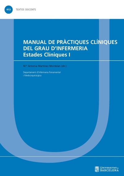 Manual de pràctiques clíniques del Grau d’Infermeria