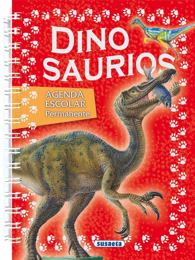 Agenda escolar permanente - Dinosaurios