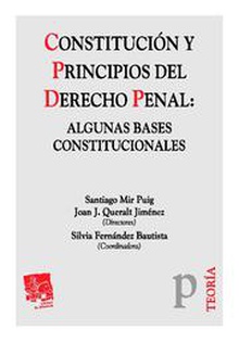 Constitución y Principios del Derecho Penal : Algunas Bases Constitucionales