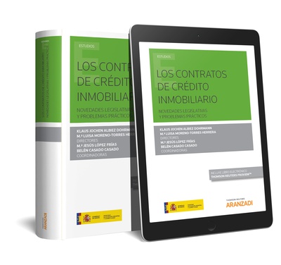 Los contratos de crédito inmobiliario  (Papel + e-book)